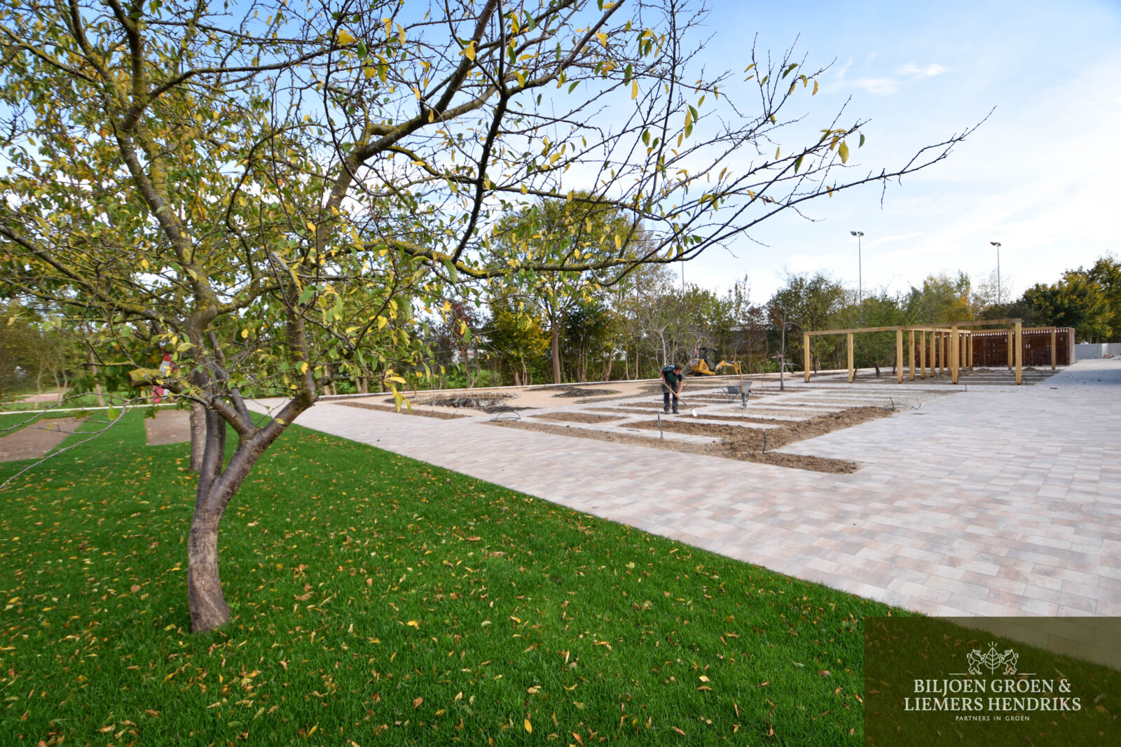 Beplantingsfase schoolplein